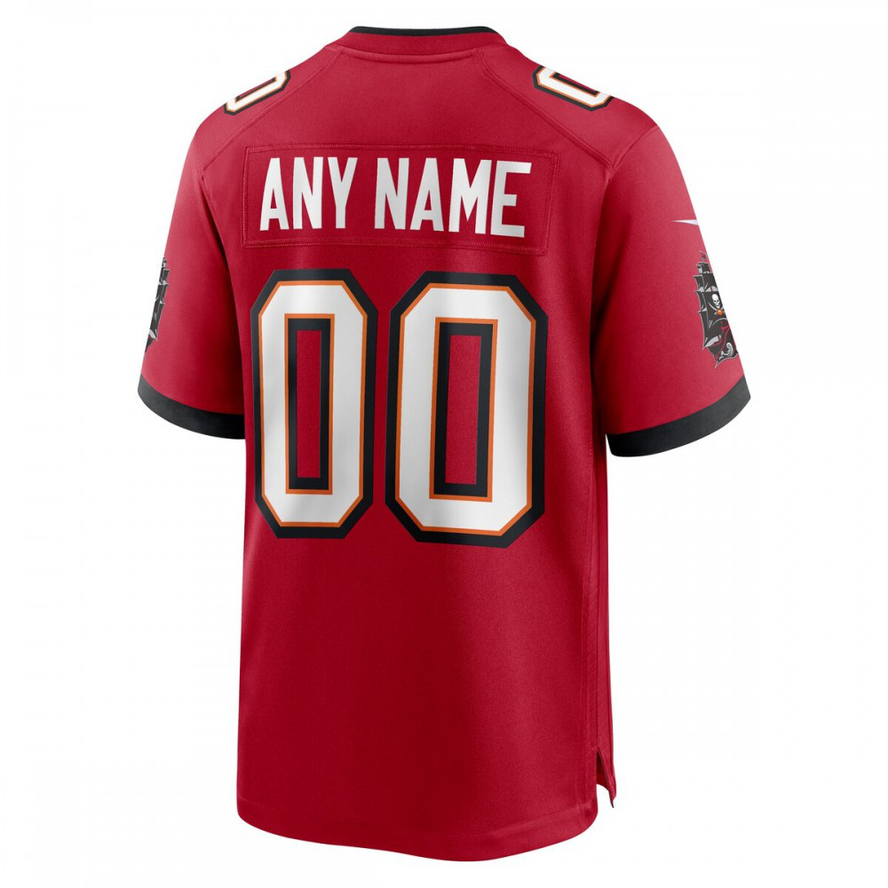 Nike Tampa Bay Buccaneers Custom Game Jersey - Red-GridironStore